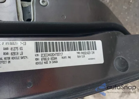 2013 Chrysler 300 from USA, damaged, VIN 2C3CCAAG9DH735717